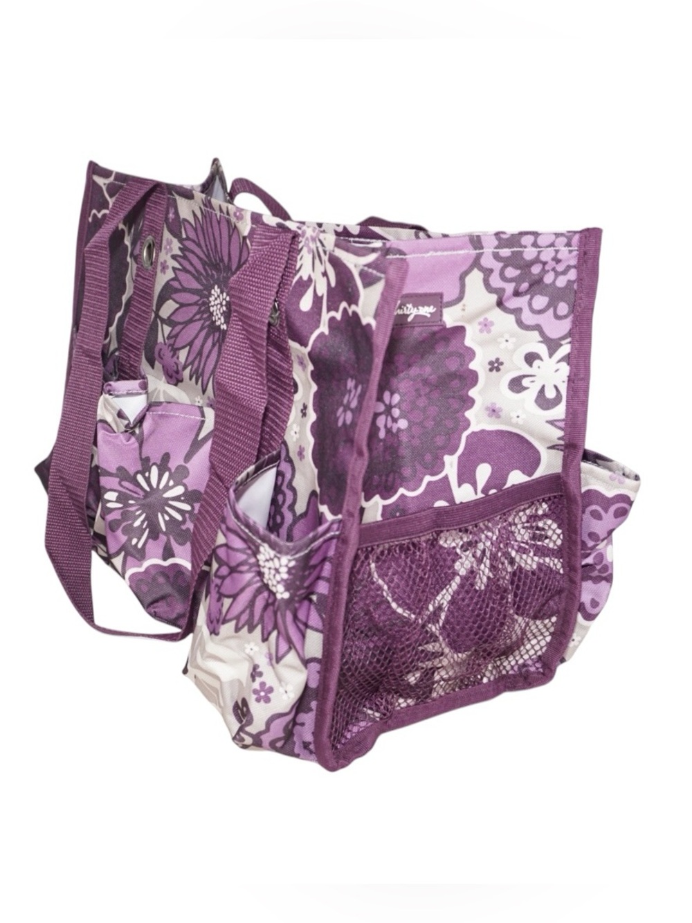 Thirty-one BOGO FREE SALE Purple Plum Awesome Medium Utility Tote - Picture 3 of 7